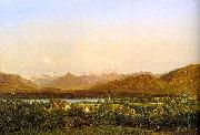 Alexandre Calame View of Geneva from Petit-Saconnex oil painting